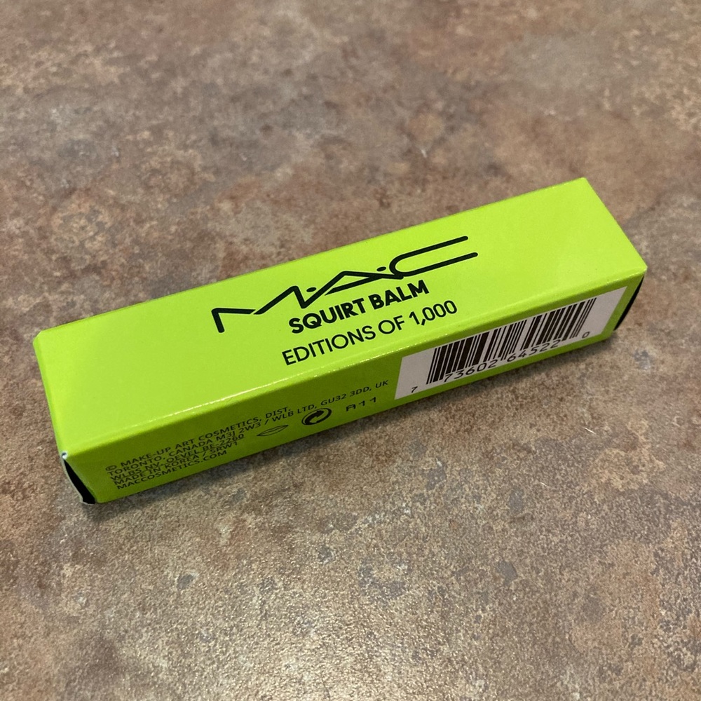 NIB LE MAC Underground SQUIRT BALM 671A of 1,000